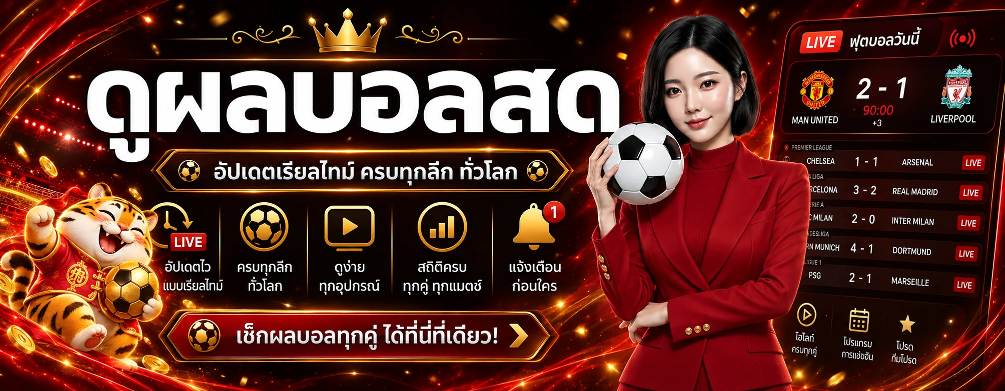 ผลบอลสด RABB88 อัปเดตการแข่งขันและสถิติ